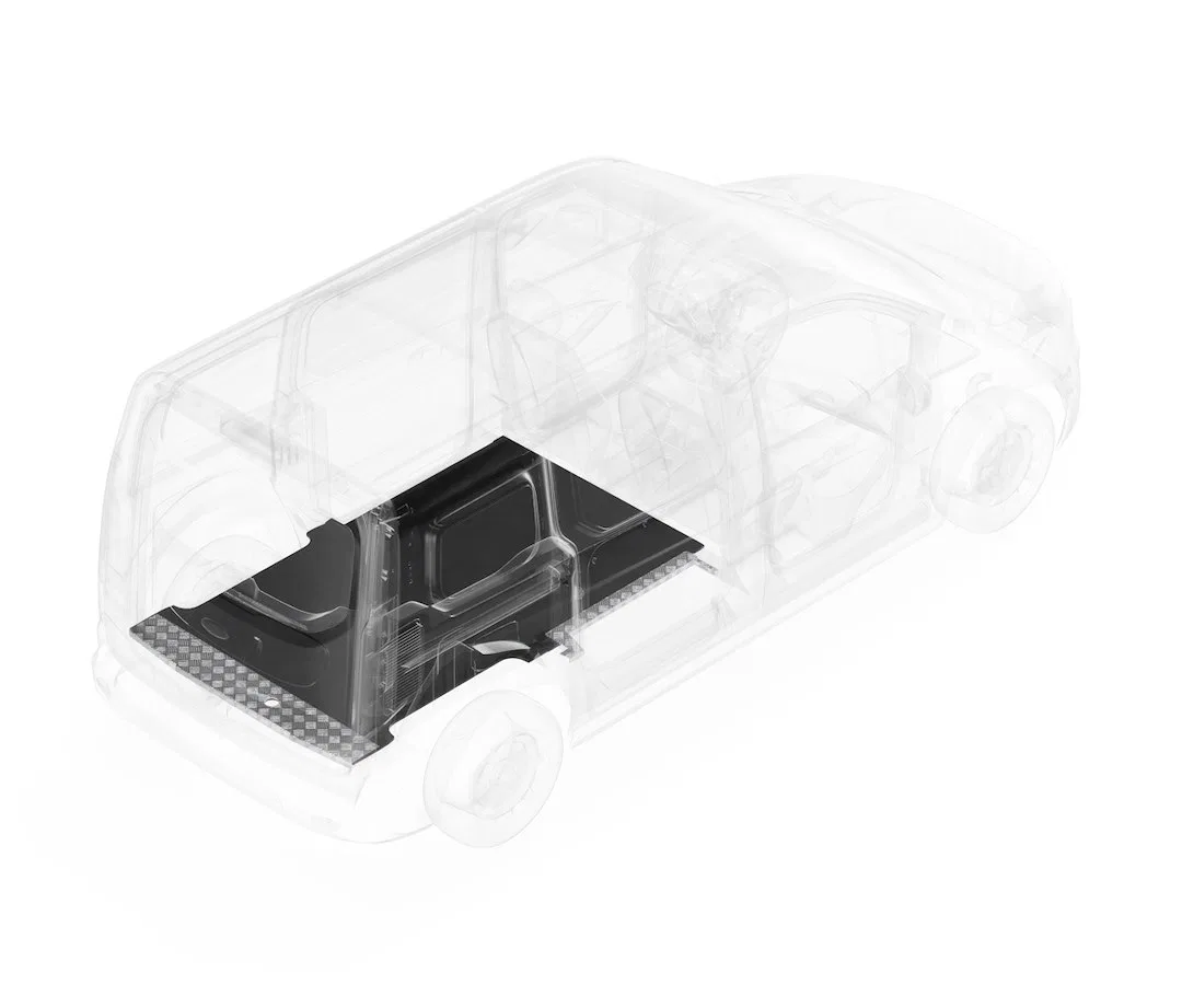 721-043-7521.U – LEGEND FLEET Van Liner Kit, With AutoMat Bar Cargo Area Liner And Aluminum Door Sill Protector USA D...